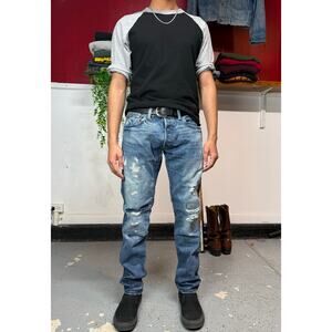 Polo Ralph Lauren patchwork jeans